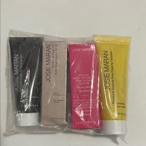Josie Maran Skincare Trio - Black, Pink, Yellow